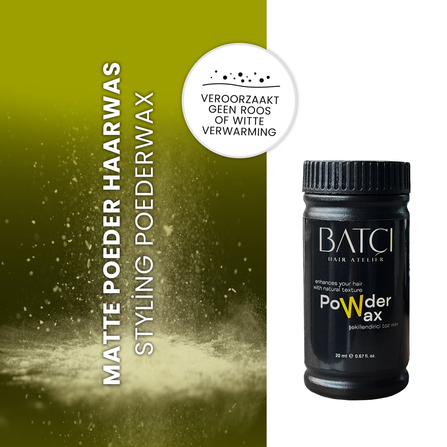 Cire en poudre coiffante