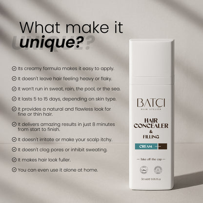 Crème liquide volumatrice anti-cernes pour cheveux Batci 30 ml 