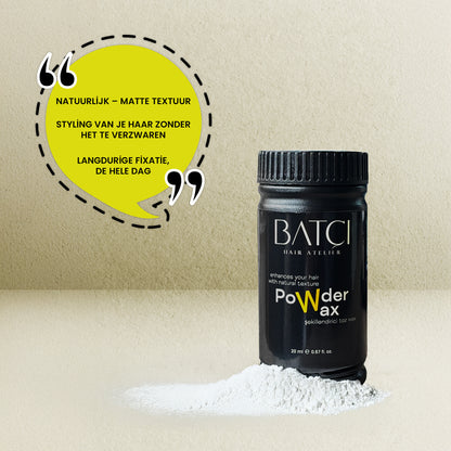 Cire en poudre coiffante