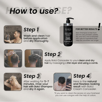 Crème liquide volumatrice anti-cernes pour cheveux Batci 50 ml 