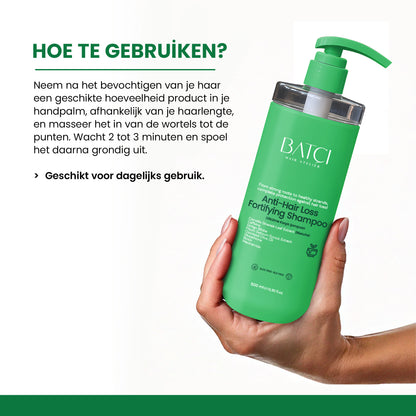 Anti-Hair Loss Shampoo 500 ml – Volumizing and Nourishing Formula with Ginkgo Biloba and Glutathione