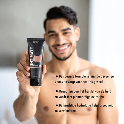 Gel nettoyant, blanchissant et réparateur pour la zone génitale pour hommes, 100 ml