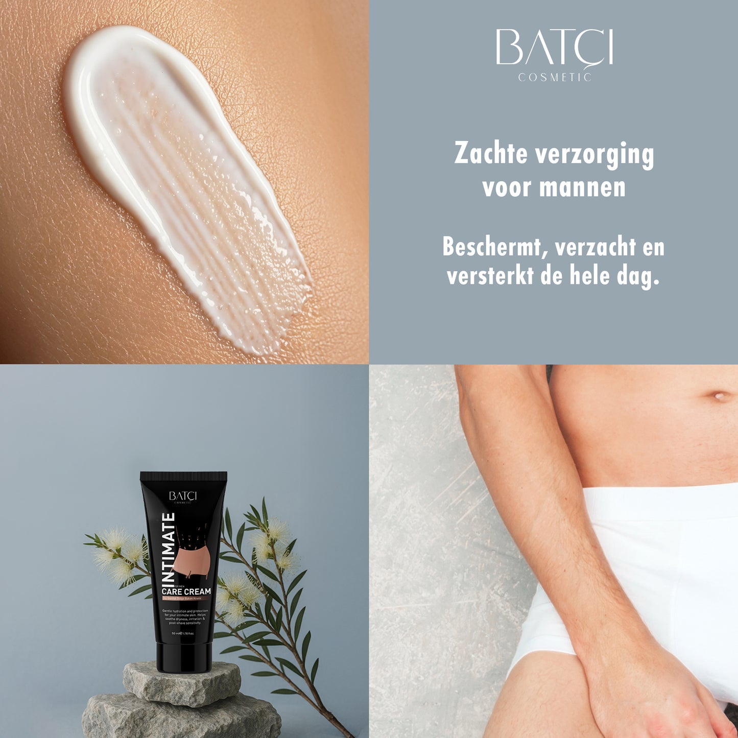 Crème anti-odeurs et anti-infections génitales pour hommes 50 ml