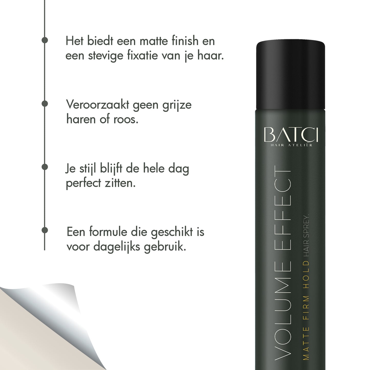 Spray volumateur mat tenue ferme – 400 ml | Fixation forte et effet volumateur