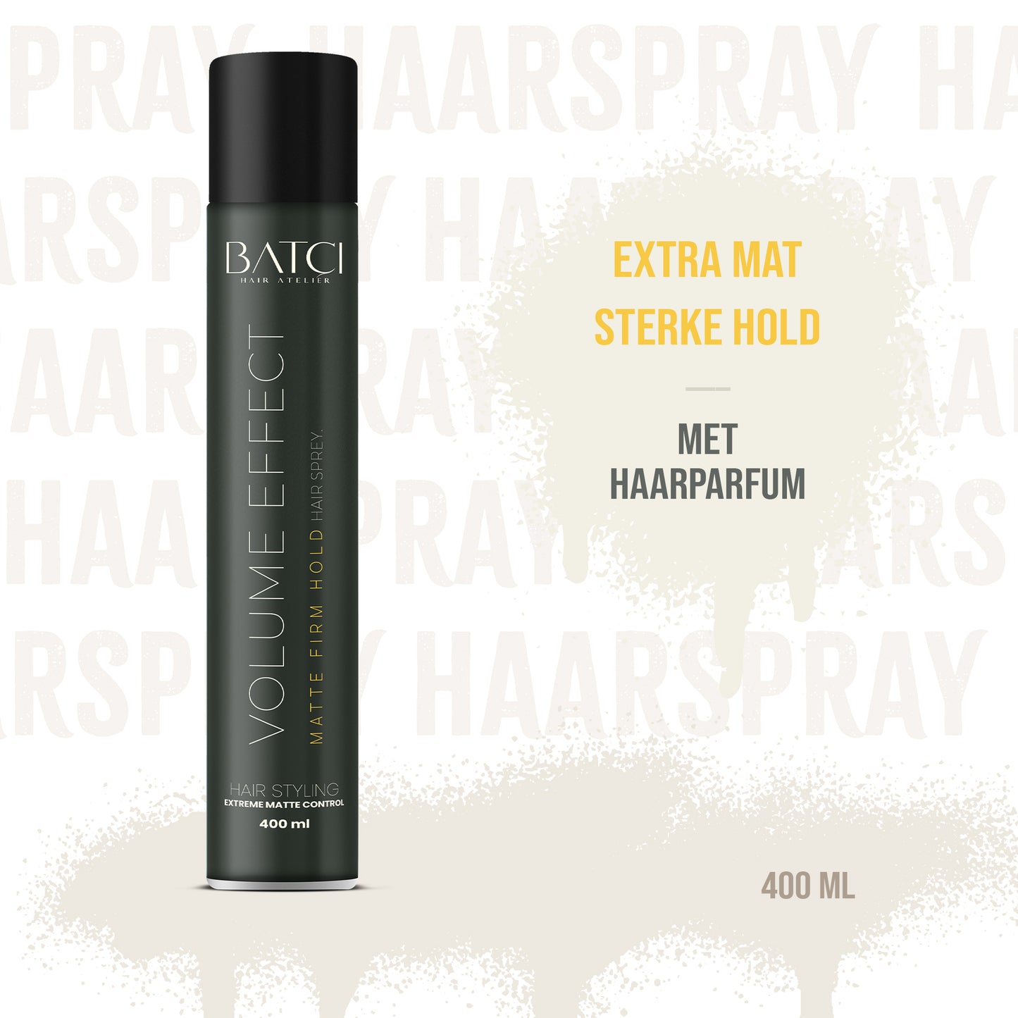 Spray volumateur mat tenue ferme – 400 ml | Fixation forte et effet volumateur