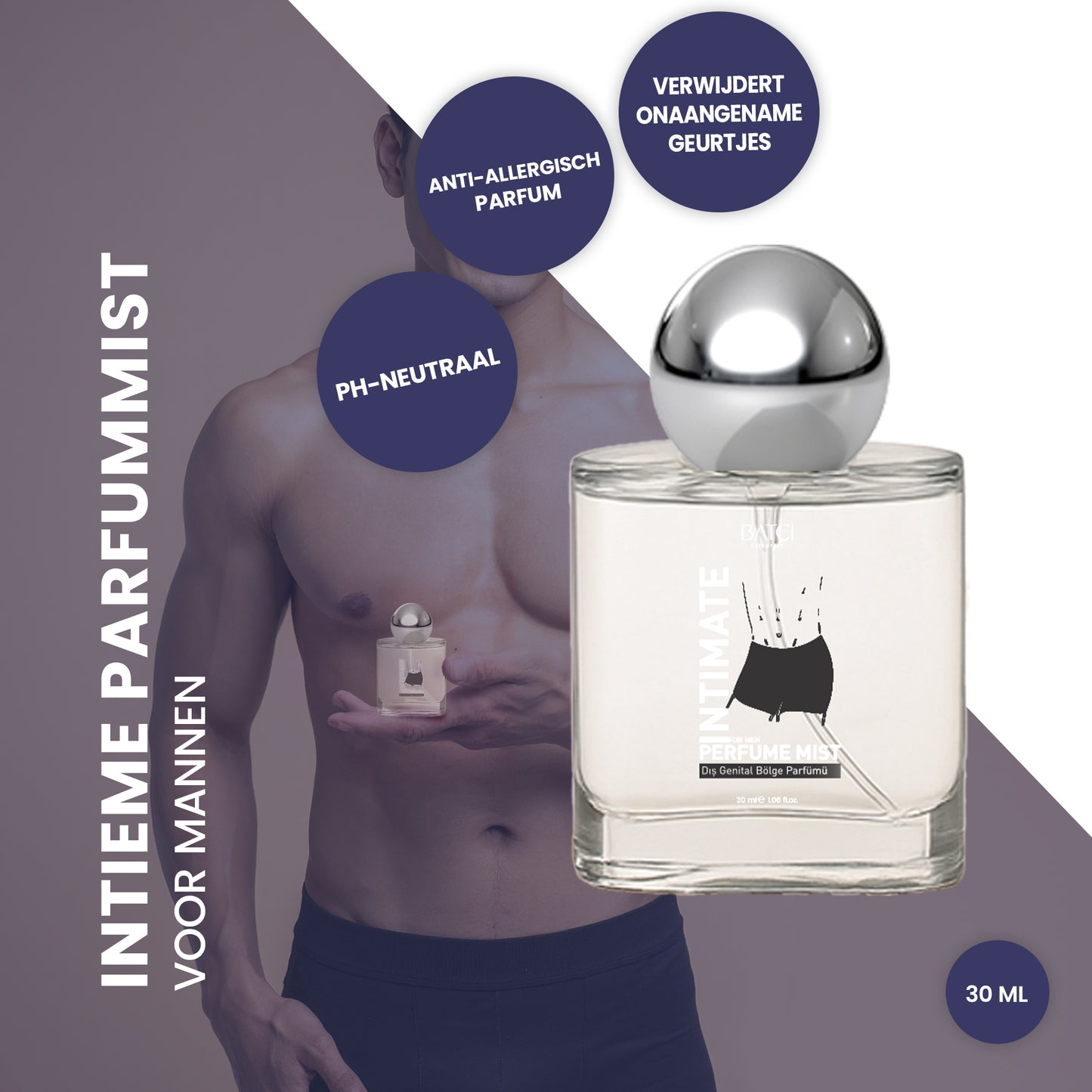 Parfum pour parties génitales externes pour homme 30 ml