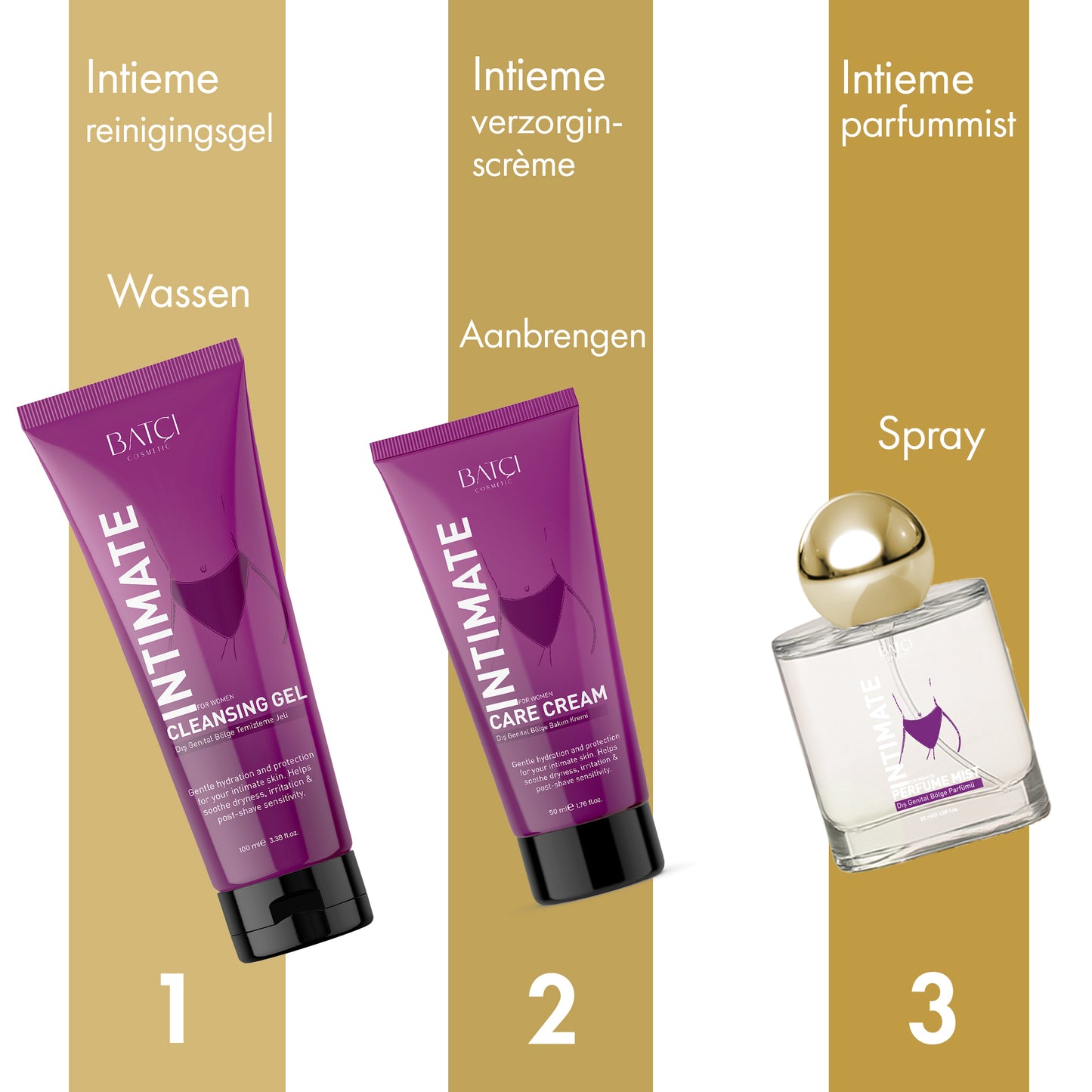 Genital Area Cleaning Helping Deodorizing Intimate Care Advantage Set