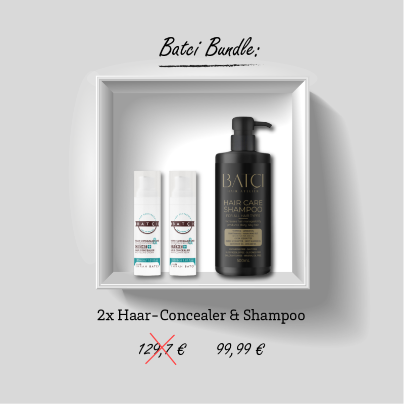 Batçı Bundle : 2x Hair Concealer &amp; Shampoo 